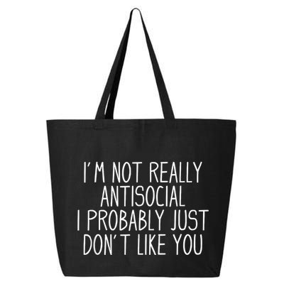Funny Introvert Antisocial 25L Jumbo Tote