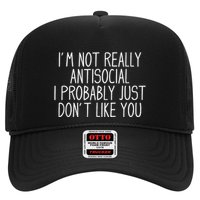 Funny Introvert Antisocial Trucker Hat