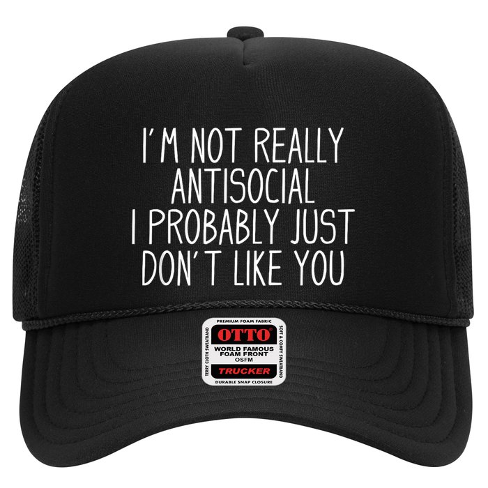 Funny Introvert Antisocial Trucker Hat