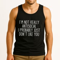 Funny Introvert Antisocial Tank Top