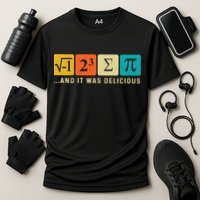 Funny I Ate Some Pie Pi Day Math Nerd Geek Sum Pi 3 14 Gift Cooling Performance Crew T-Shirt