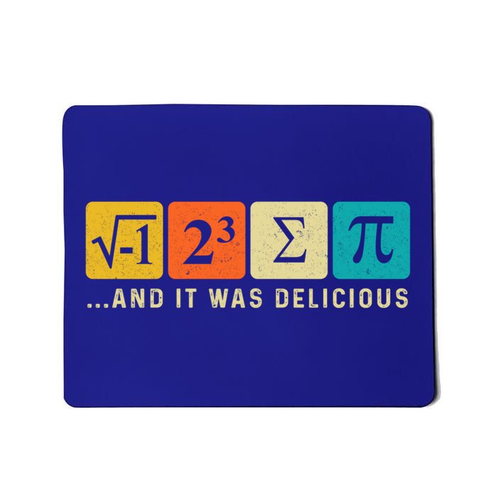 Funny I Ate Some Pie Pi Day Math Nerd Geek Sum Pi 3 14 Gift Mousepad