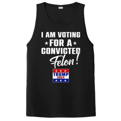 Funny I Am Voting For A Convicted Felon Support PosiCharge Competitor Tank