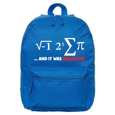 Funny I Ate Some Pie And It Was Delicious Gift Cool Pi Day Gift 16 in Basic Backpack