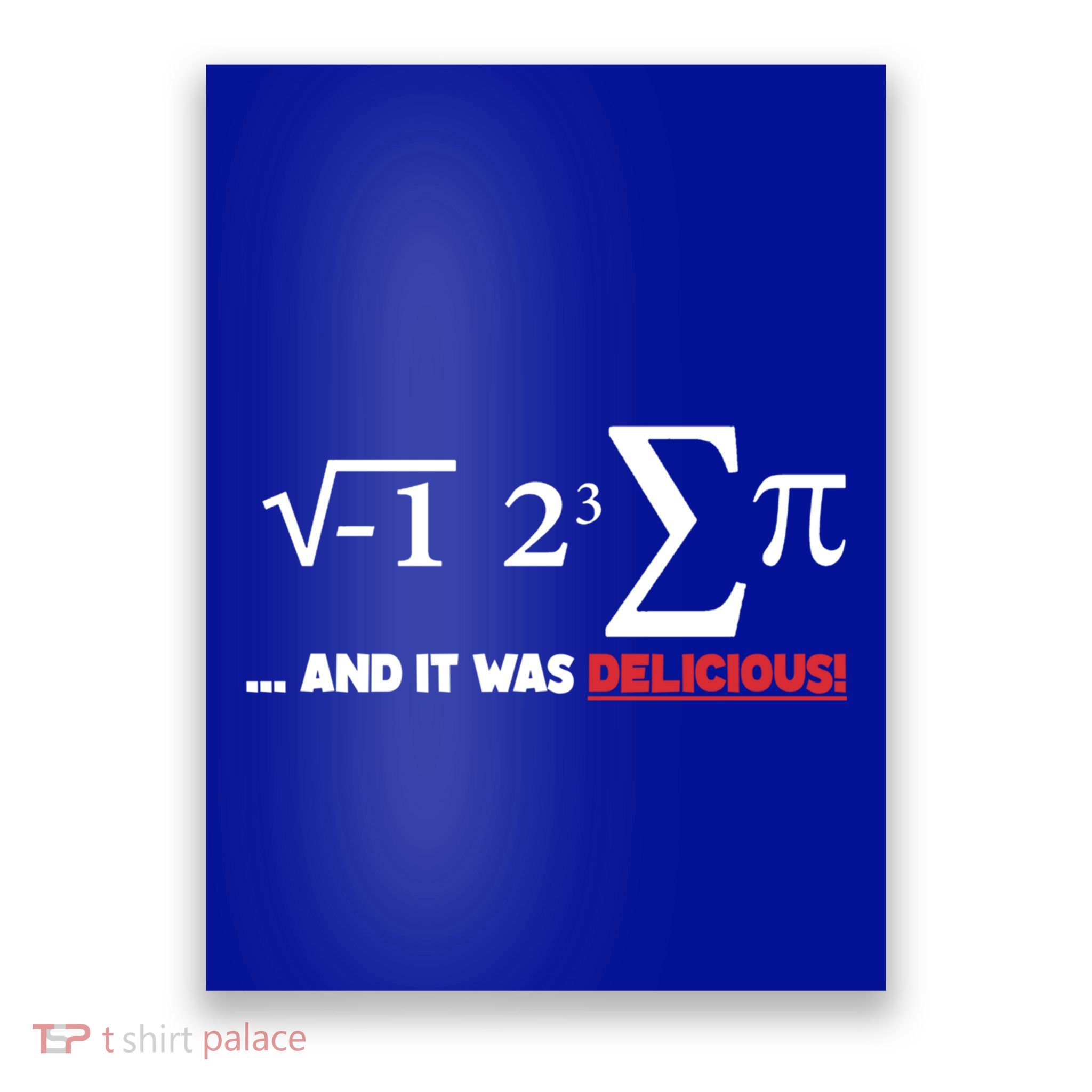 Funny I Ate Some Pie And It Was Delicious Gift Cool Pi Day Gift Poster