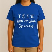 Funny I Ate Some Pie And It Was Delicious I 8 Sum Pi Day Gift T-Shirt