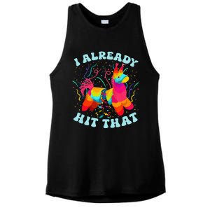 Funny I Already Hit That Pinata Mexico Cinco De Mayo Gift Ladies PosiCharge Tri-Blend Wicking Tank