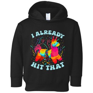 Funny I Already Hit That Pinata Mexico Cinco De Mayo Gift Toddler Hoodie