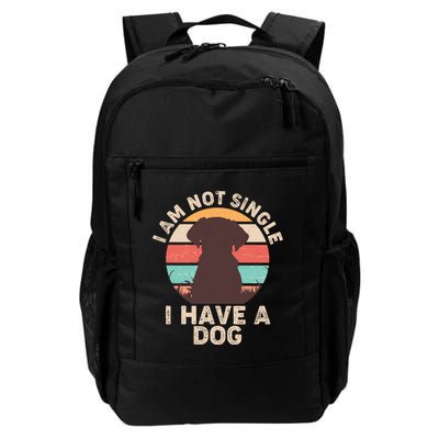 Funny I Am Not Single I Have A Dog Daily Commute Backpack