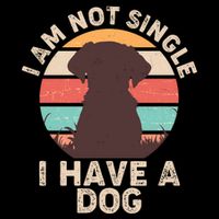 Funny I Am Not Single I Have A Dog 16 in Basic Backpack