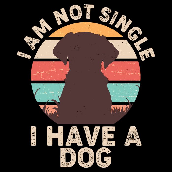 Funny I Am Not Single I Have A Dog 16 in Basic Backpack