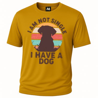 Funny I Am Not Single I Have A Dog Performance Shirt