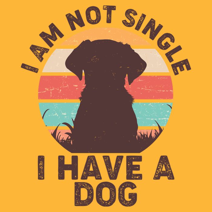 Funny I Am Not Single I Have A Dog Trucker Hat