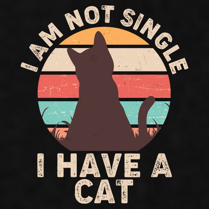 Funny I Am Not Single I Have A Cat Ladies PosiCharge Tri-Blend Wicking Tank