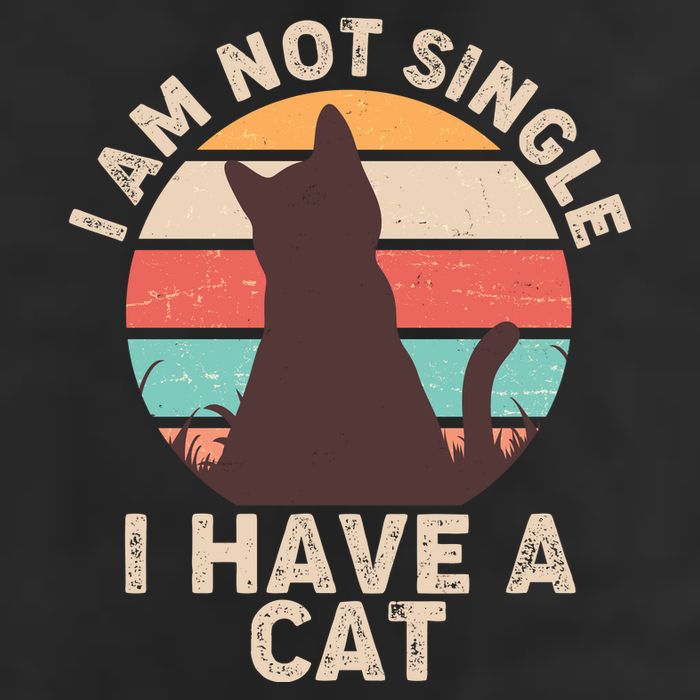 Funny I Am Not Single I Have A Cat Cool Comfort Performance Bucket Hat