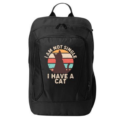 Funny I Am Not Single I Have A Cat City Backpack