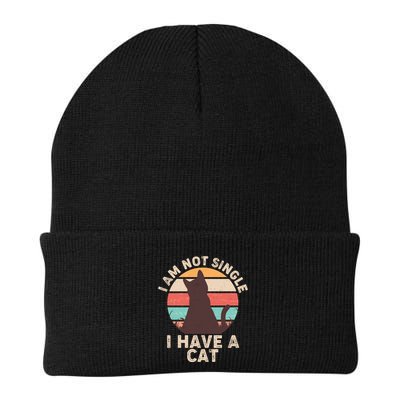 Funny I Am Not Single I Have A Cat Beanie