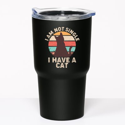 Funny I Am Not Single I Have A Cat Tumbler