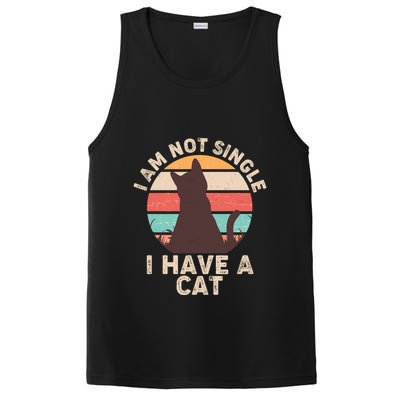 Funny I Am Not Single I Have A Cat PosiCharge Competitor Tank