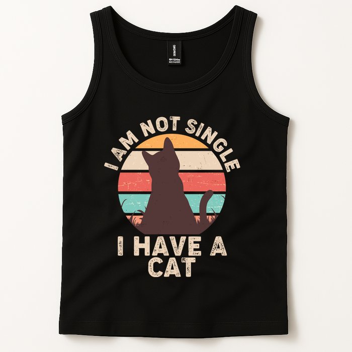 Funny I Am Not Single I Have A Cat Tank Top