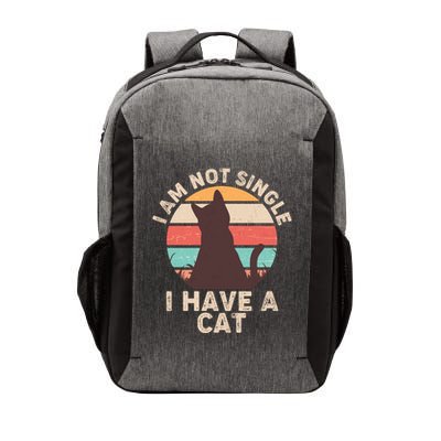 Funny I Am Not Single I Have A Cat Vector Backpack