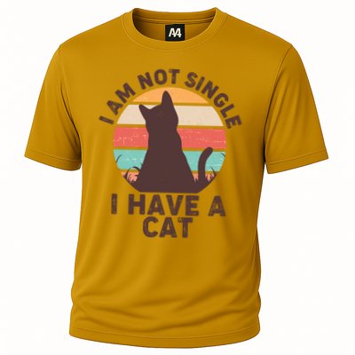 Funny I Am Not Single I Have A Cat Performance Shirt