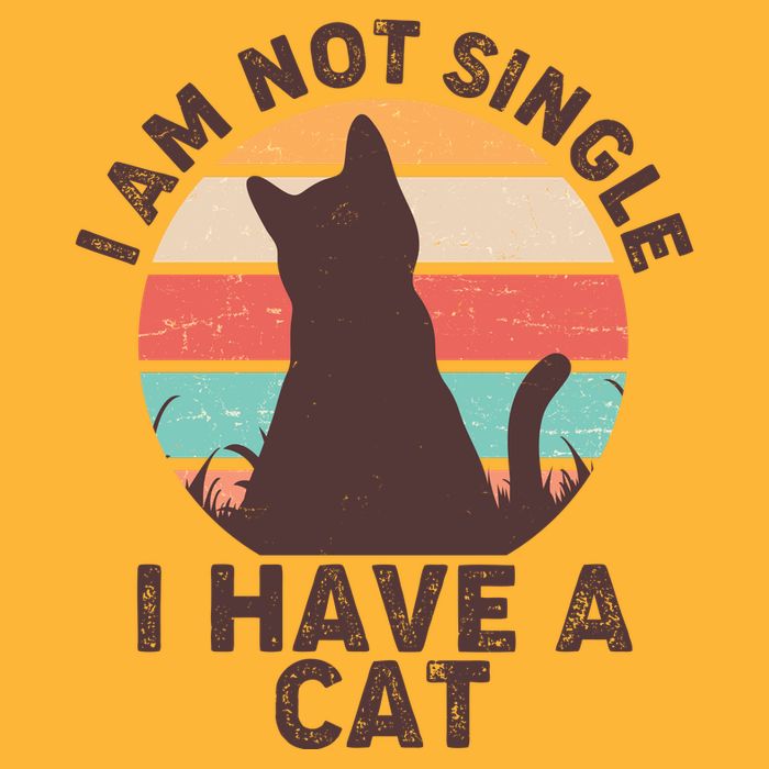 Funny I Am Not Single I Have A Cat Kids T-Shirt