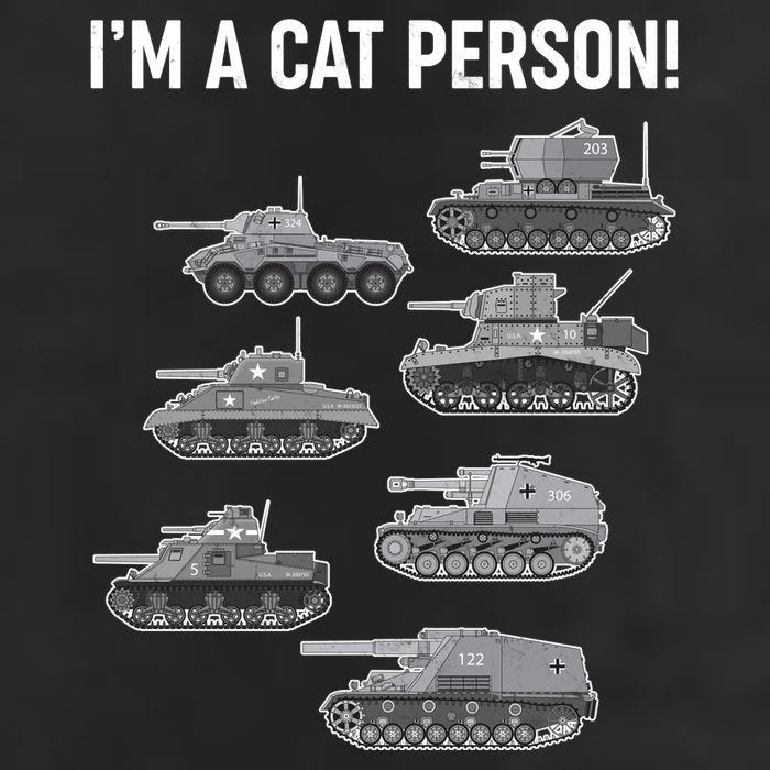 Funny I'm A Cat Person Military Tanks Adult Drive Performance Visor