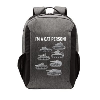 Funny I'm A Cat Person Military Tanks Vector Backpack