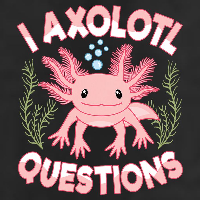 Funny I Axolotl Questions Cute Kawaii Pin.k Axolotl Cool Comfort Performance Bucket Hat