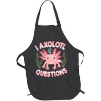 Funny I Axolotl Questions Cute Kawaii Pin.k Axolotl Apron