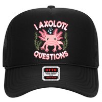 Funny I Axolotl Questions Cute Kawaii Pin.k Axolotl Hat