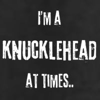 Funny IM A Knucklehead At Times Adult Drive Performance Visor