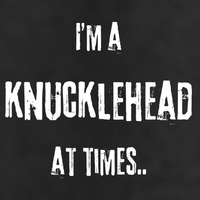 Funny IM A Knucklehead At Times Adult Drive Performance Visor