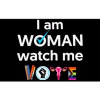 Funny I Am Woman Watch Me Vote Bumper Sticker