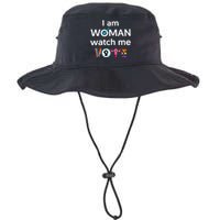 Funny I Am Woman Watch Me Vote Legacy Cool Fit Booney Bucket Hat