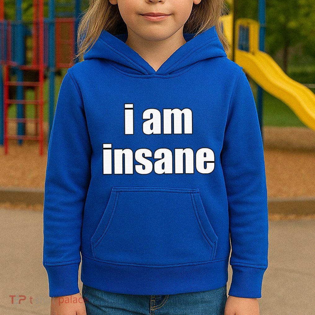 Funny I Am Insane Wo Funny Kids Hoodie