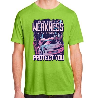 Fear Isn't A Weakness It's There To Protect You Race Car Zombie Adult ChromaSoft Performance T-Shirt