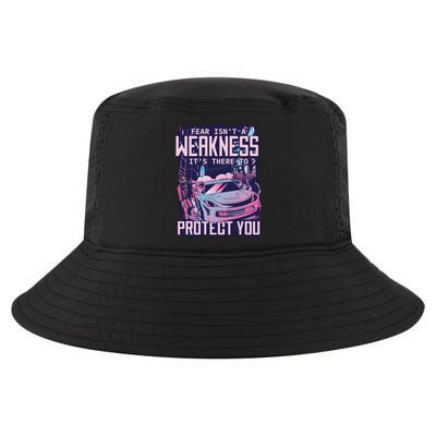 Fear Isn't A Weakness It's There To Protect You Race Car Zombie Cool Comfort Performance Bucket Hat