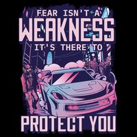 Fear Isn't A Weakness It's There To Protect You Race Car Zombie Impact Tech Backpack