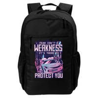 Fear Isn't A Weakness It's There To Protect You Race Car Zombie Backpack