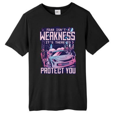 Fear Isn't A Weakness It's There To Protect You Race Car Zombie Tall Fusion ChromaSoft Performance T-Shirt