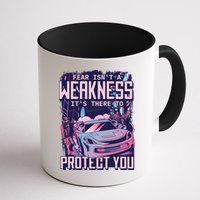 Fear Isn't A Weakness It's There To Protect You Race Car Zombie Mug