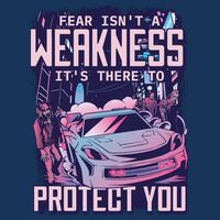 Fear Isn't A Weakness It's There To Protect You Race Car Zombie Infant Baby Jersey Bodysuit