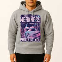 Fear Isn't A Weakness It's There To Protect You Race Car Zombie Hoodie