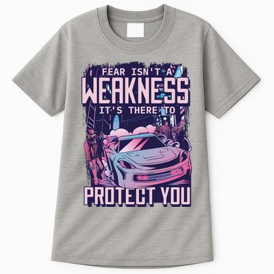 Fear Isn't A Weakness It's There To Protect You Race Car Zombie Tall T-Shirt