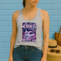 Fear Isn't A Weakness It's There To Protect You Race Car Zombie Womens Tank Top