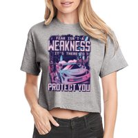 Fear Isn't A Weakness It's There To Protect You Race Car Zombie Crop Top