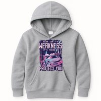 Fear Isn't A Weakness It's There To Protect You Race Car Zombie Kids Hoodie
