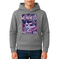 Fear Isn't A Weakness It's There To Protect You Race Car Zombie Kids Hoodie